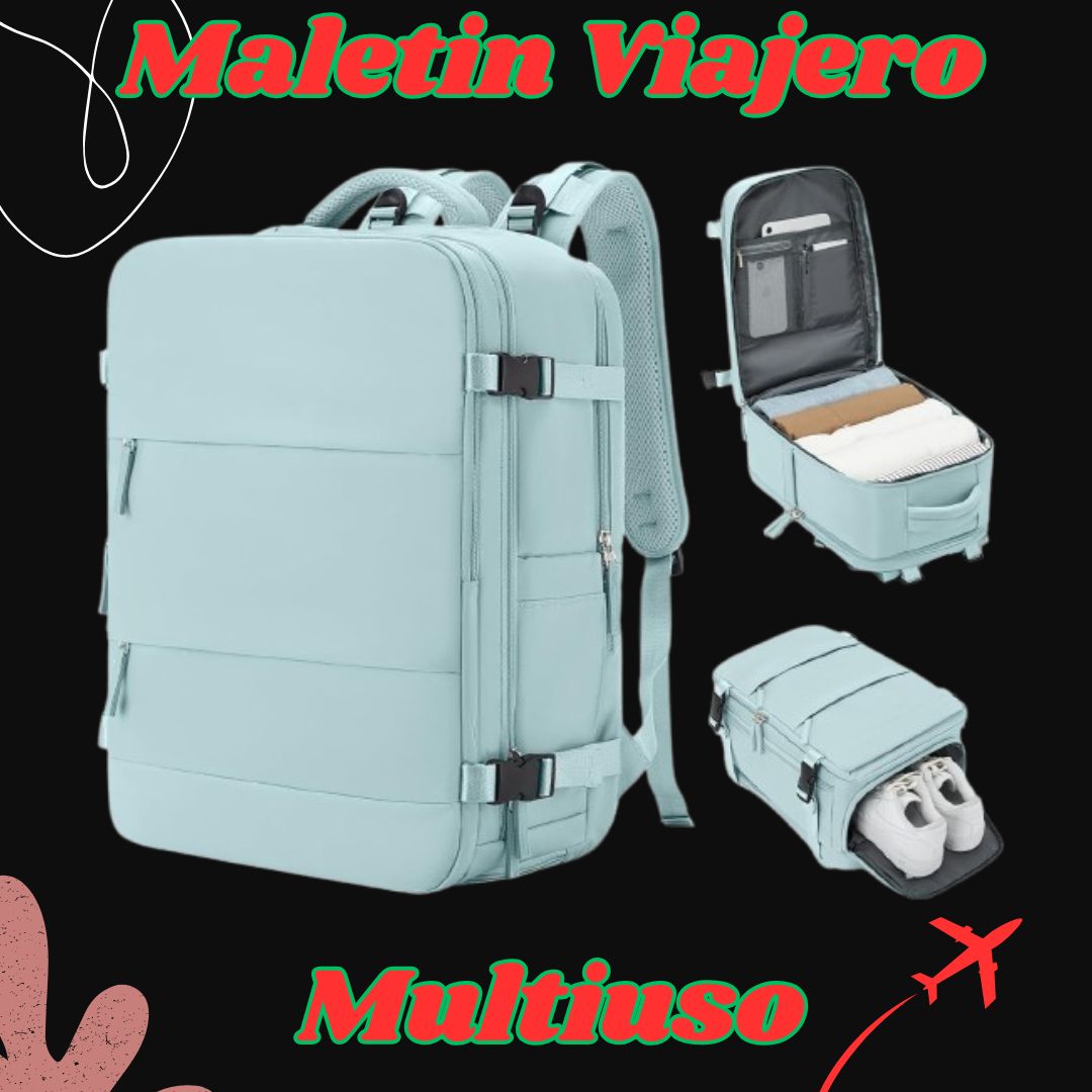 ✈️ Maletín Viral Viajero Multiuso - USB y Zapatero