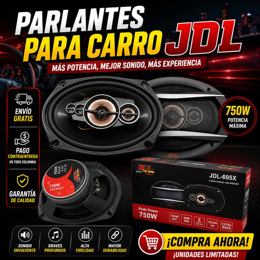 Parlante Para Carro JDL Ovalados 6x9 750w